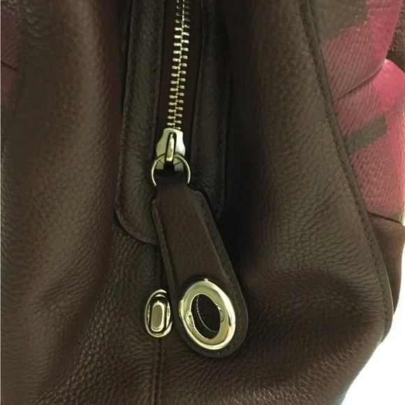 SOLD!! Coach Edie 31 Canyon Quilt Patchwork Cyclamen~OXBLOOD CALICO PRAIRIE~RARE - Picture 12 of 16